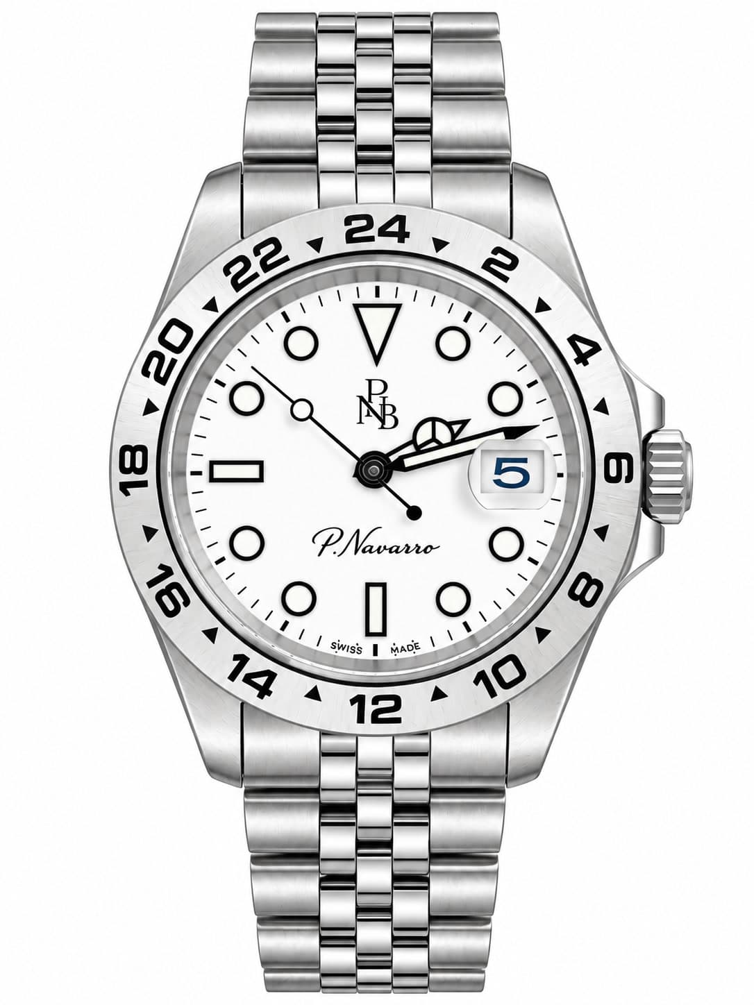 Reloj personalizado con el nombre de Pablo grabado en el dial