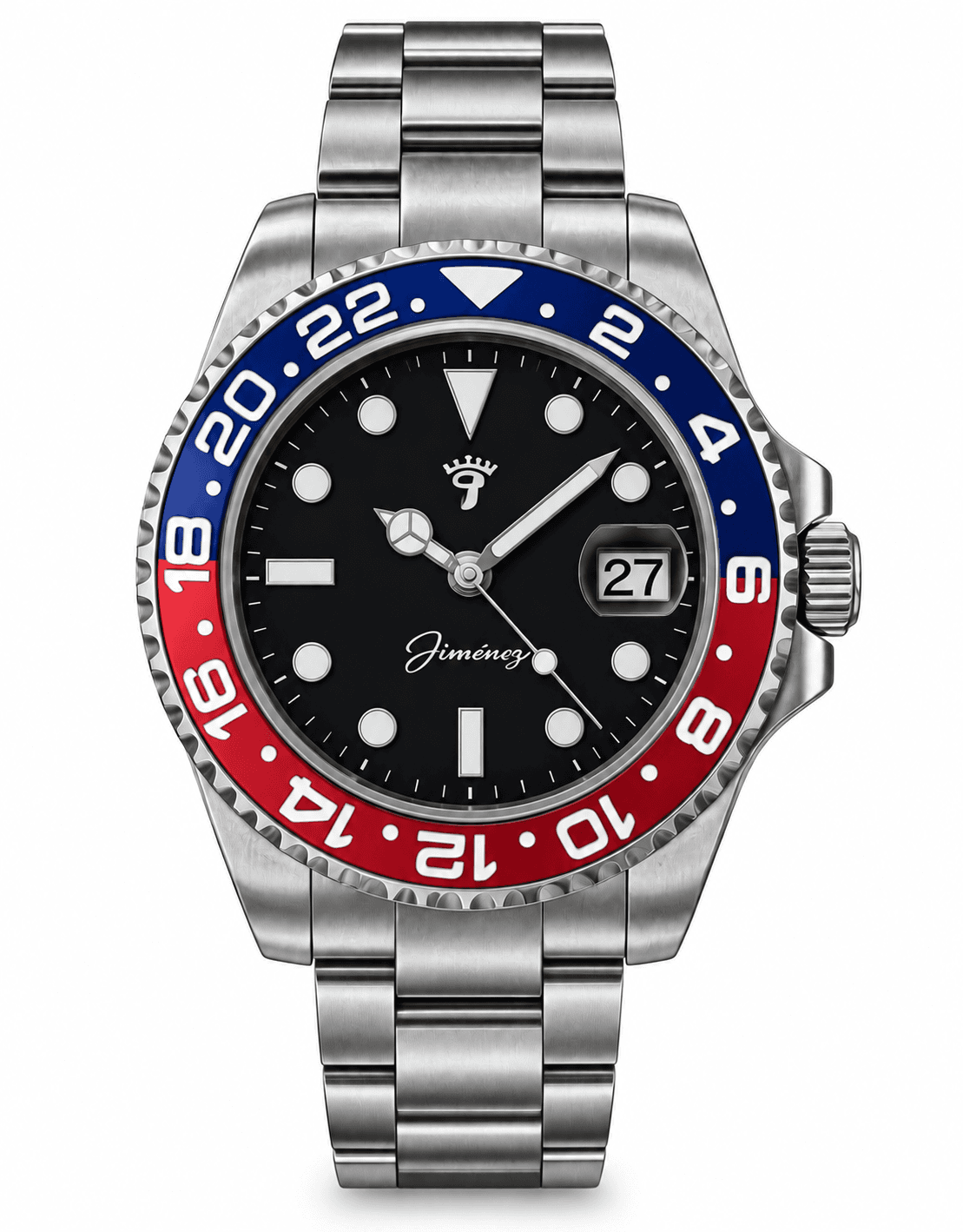 Reloj personalizado con el nombre de Ignacio grabado en el dial